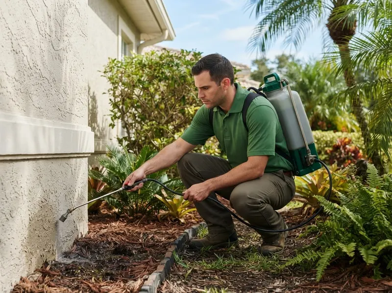 Perimeter Barrier Insect Suppression in West Palm Beach, FL