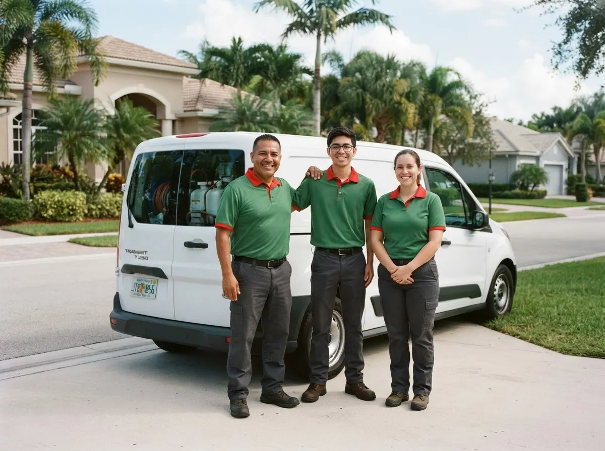 RedOak Pest Experts pest control services team in West Palm Beach, FL